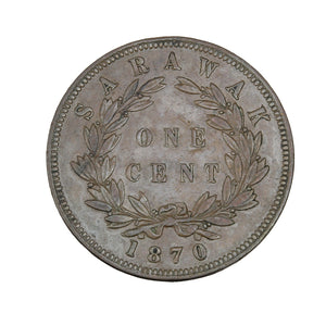 1870 - Sarawak - 1 Cent - EF40