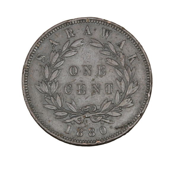 1880 - Sarawak - 1 Cent - VF20