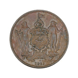 1885 - British North Borneo - H - 1 Cent - F12