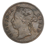 1884 - Straits Settlements - 1 Cent - VF20