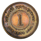 1901 - Straits Settlements - 1 Cent - EF40