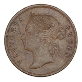 1890 - Straits Settlements - 1 Cent - VF30