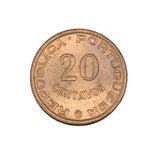 1961 - Mozambique - 20 Centavos - MS63 BU