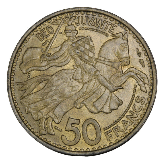 1950 - Monaco - 50 Francs - EF40