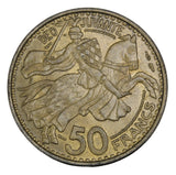 1950 - Monaco - 50 Francs - EF40