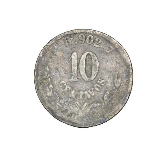 1884 - Mexico - 10 Centavos - G4