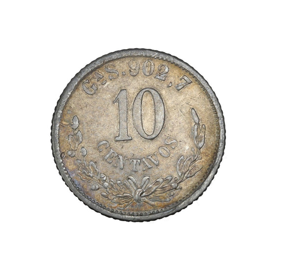 1891 - Mexico - 10 Centavos - VF20