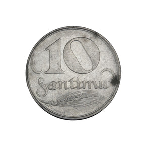 1922 - Latvia - 10 Santimu - VF30