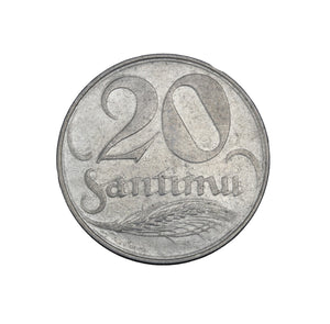 1922 - Latvia - 20 Santimu - VF20