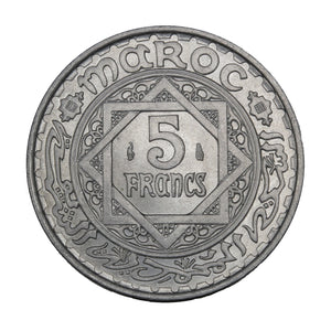 1370 - Morocco - 5 Francs - MS63 BU