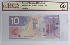 2005 - Canada - 10 Dollars - Jenkins / Carney - AU50 BCS - BFF6006148