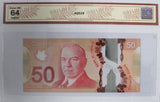 2012 - Canada - 50 Dollars - Macklem / Carney - UNC64 BCS - AHW2914824