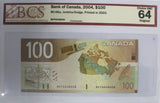 2004 - Canada - 100 Dollars - Jenkins / Dodge - UNC64 BCS - BKF6648606