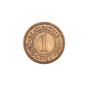 1969 - Mauritius - 1 Cent - MS63 BU