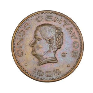 1955 - Mexico - 5 Centavos - EF40