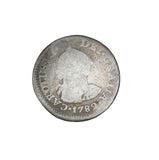 1782 - Mexico Spanish Colony - 1/2 Real - G4