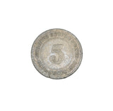 1900 - Straits Settlements - 5 Cents - VG8