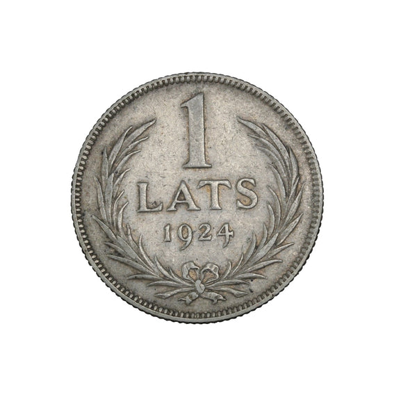 1924 - Latvia - 1 Lats - VF30