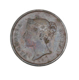 1845 - Straits Settlements - 1 Cent - VG8