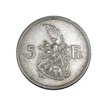 1929 - Luxembourg - 5 Franc - EF40