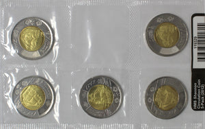 2012 - Canada - UNC(5) set - The War of 1812