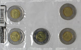 2012 - Canada - UNC(5) set - The War of 1812