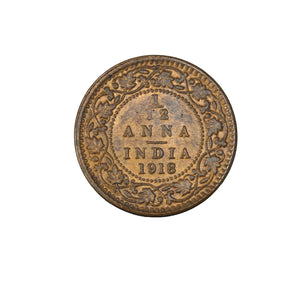 1918 - India - 1/12 Anna - UNC