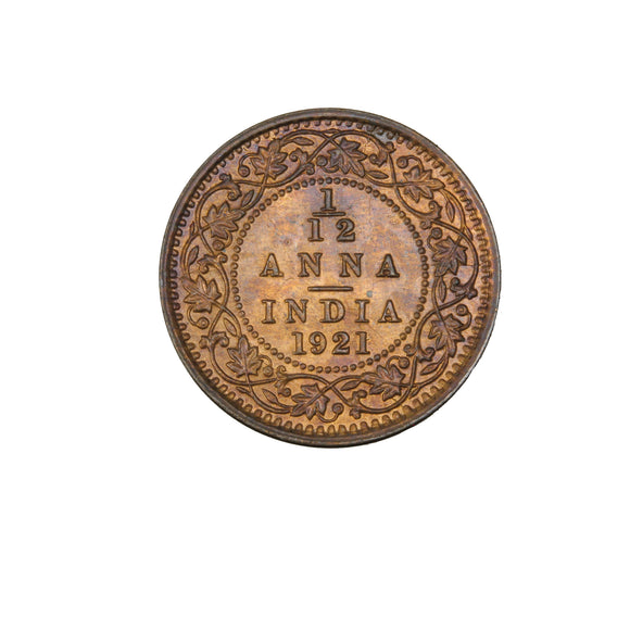 1921 - India - 1/12 Anna - MS63