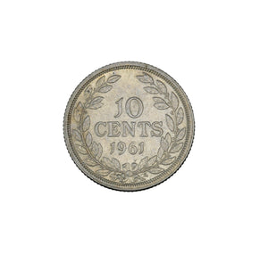 1961 - Liberia - 10 Cents - EF40