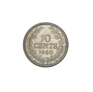 1960 - Liberia - 10 Cents - EF40