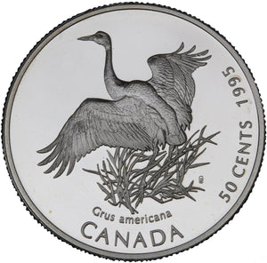 1995 - Canada - 50c - Whooping Crane