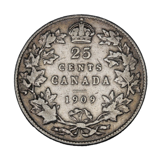 1909  - Canada - 25c - VG10