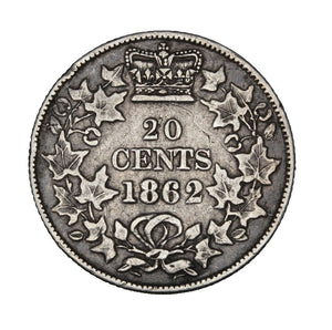 1862 - New Brunswick - 20c - F15