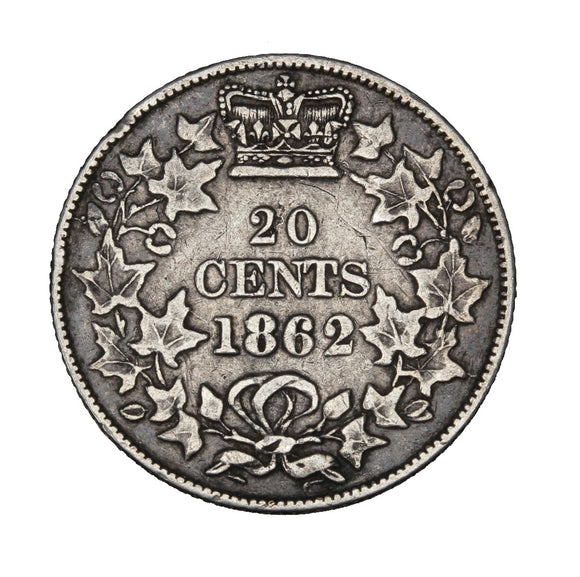 1862 - New Brunswick - 20c - F15