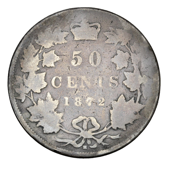 1872 H - Canada - 50c - G4