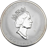 2003 - Canada - $5 - Maple Leaf - Privy Sheep - Fine Silver <br> (Slight Toning)