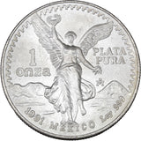 1 oz - 1991 - Mexico - Silver Libertad - Fine Silver