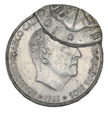 1966 - Spain - 100 Pesetas - 66 - Error Coin