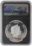 2021 - Niue - $2 - Gandalf - First Releases <br> (Case Scuffed)