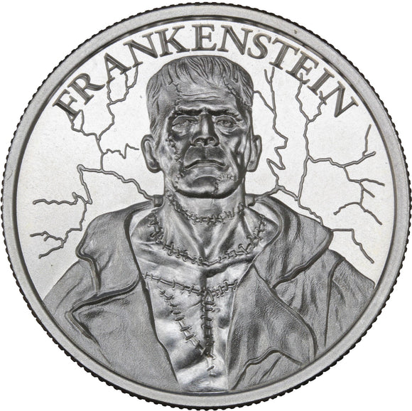 1 oz - Frankenstein - Fine Silver Round