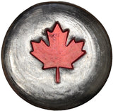 1 oz - Red Maple Leaf - Rocky Shore Silver Co - Fine Silver Round