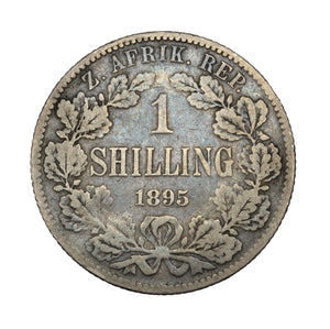 1895 - South Africa - 1 Shilling - F12