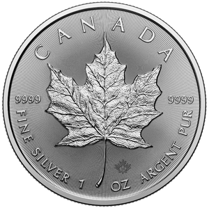 &nbsp;&nbsp;&nbsp;1 oz - <b>2025</b> - &nbsp;Silver Maple Leaf<br><b>(discount available)</b>