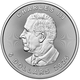 &nbsp;&nbsp;&nbsp;1 oz - <b>2025</b> - &nbsp;Silver Maple Leaf<br><b>(discount available)</b>