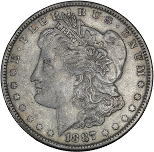 1887 - USA - $1 - AU50