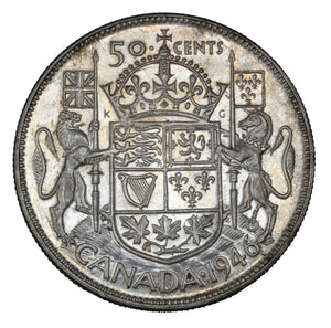 1946 - Canada - 50c - AU55