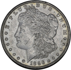 1886 - USA - $1 - Morgan - AU55