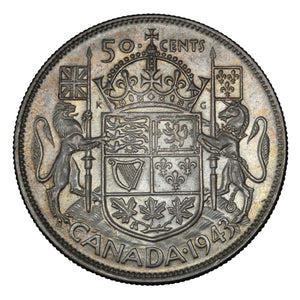 1943 - Canada - 50c - AU50