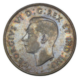 1946 - Canada - 50c - Die Crack Through 6 - Circl