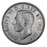 1946 - Canada - 50c - Die Crack - Circl